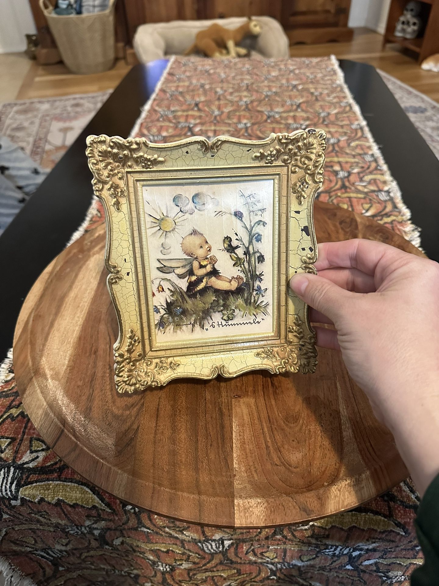  vintage Hummel 3D shadow box featuring a child dressed as a bee