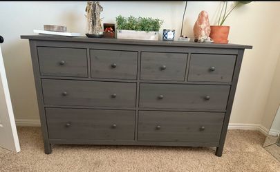 Grey ikea dresser