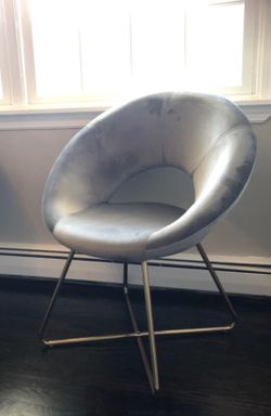 Gray Velvet chair