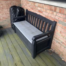  70 Gallon Outdoor Storage Bench (NEED TO SELL FAST, WILLING TO NEGOTIATE!)