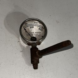 Vintage early 1900’s Antique Manometer, G.M. auto Starter Pressure Gauge.