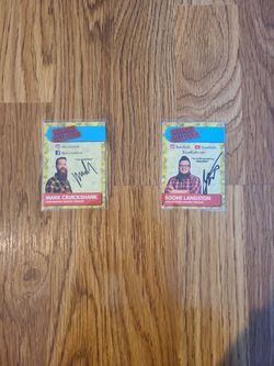 Lego Masters Autographed Cards