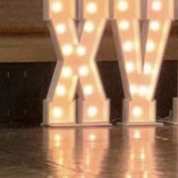 Marquee Letters And Numbers