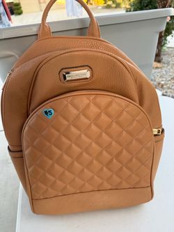 Tan backpack