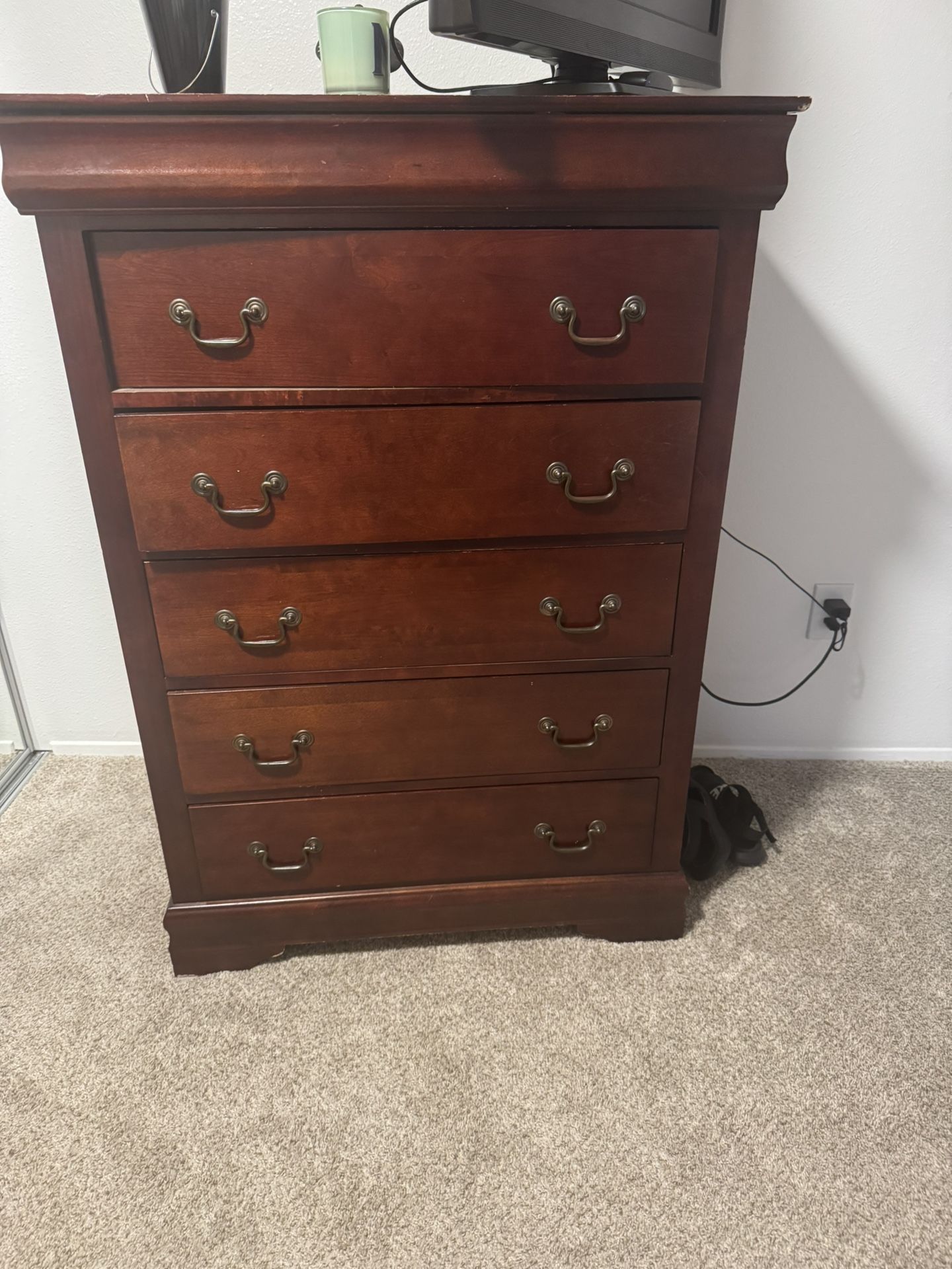 Cherry Oak Dresser& Vanity