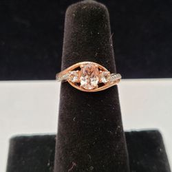 Genuine Morganite Ring