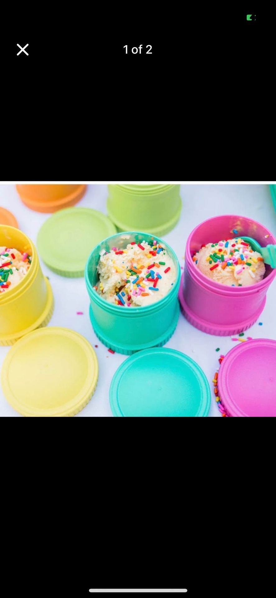 Snack Pod with travel lid