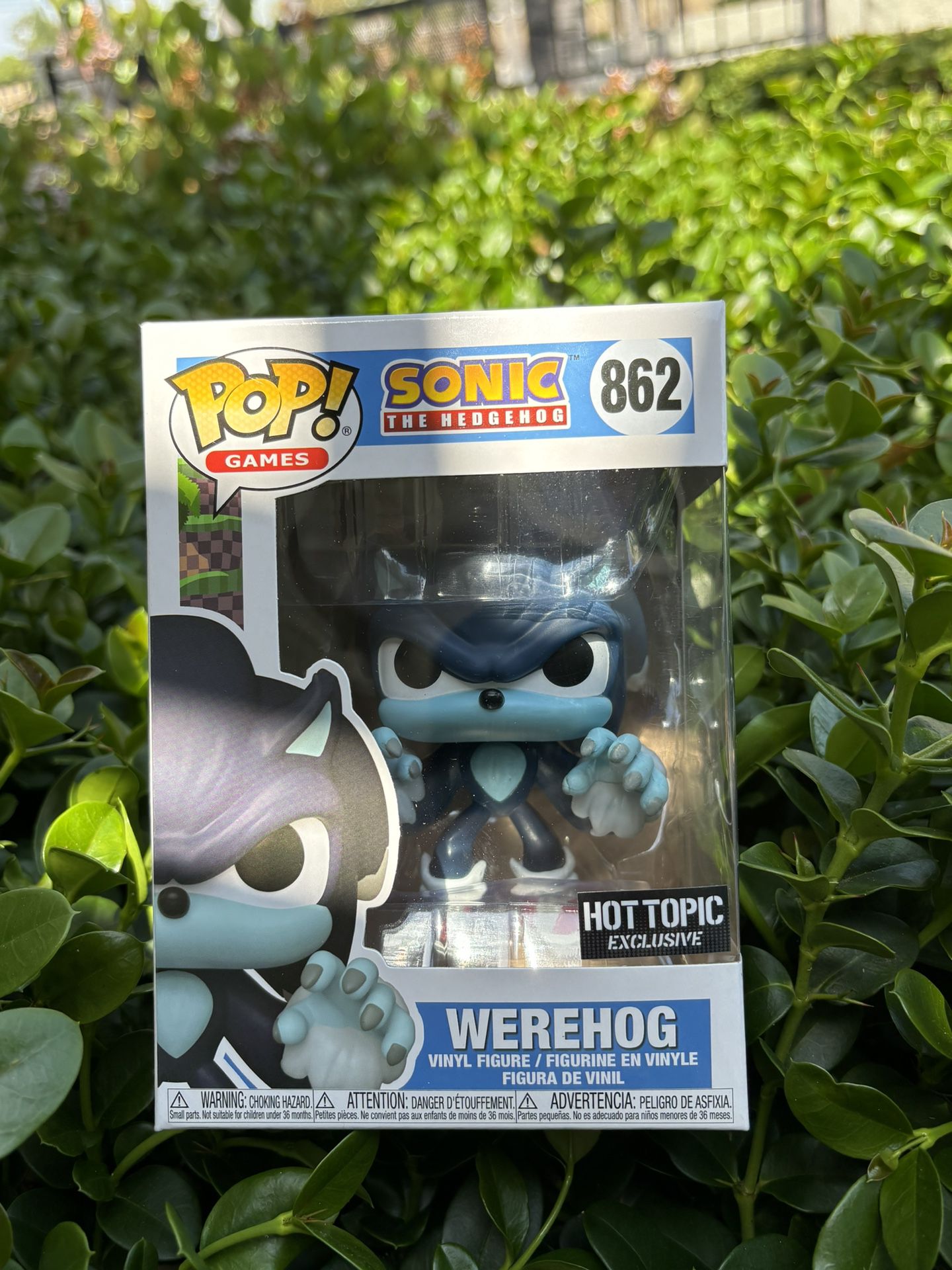 Funko Pop! Sonic The Hedgehog Werehog Hot Topic Exclusive -NO TRADES-NO OFFERS-PRICE FIRM