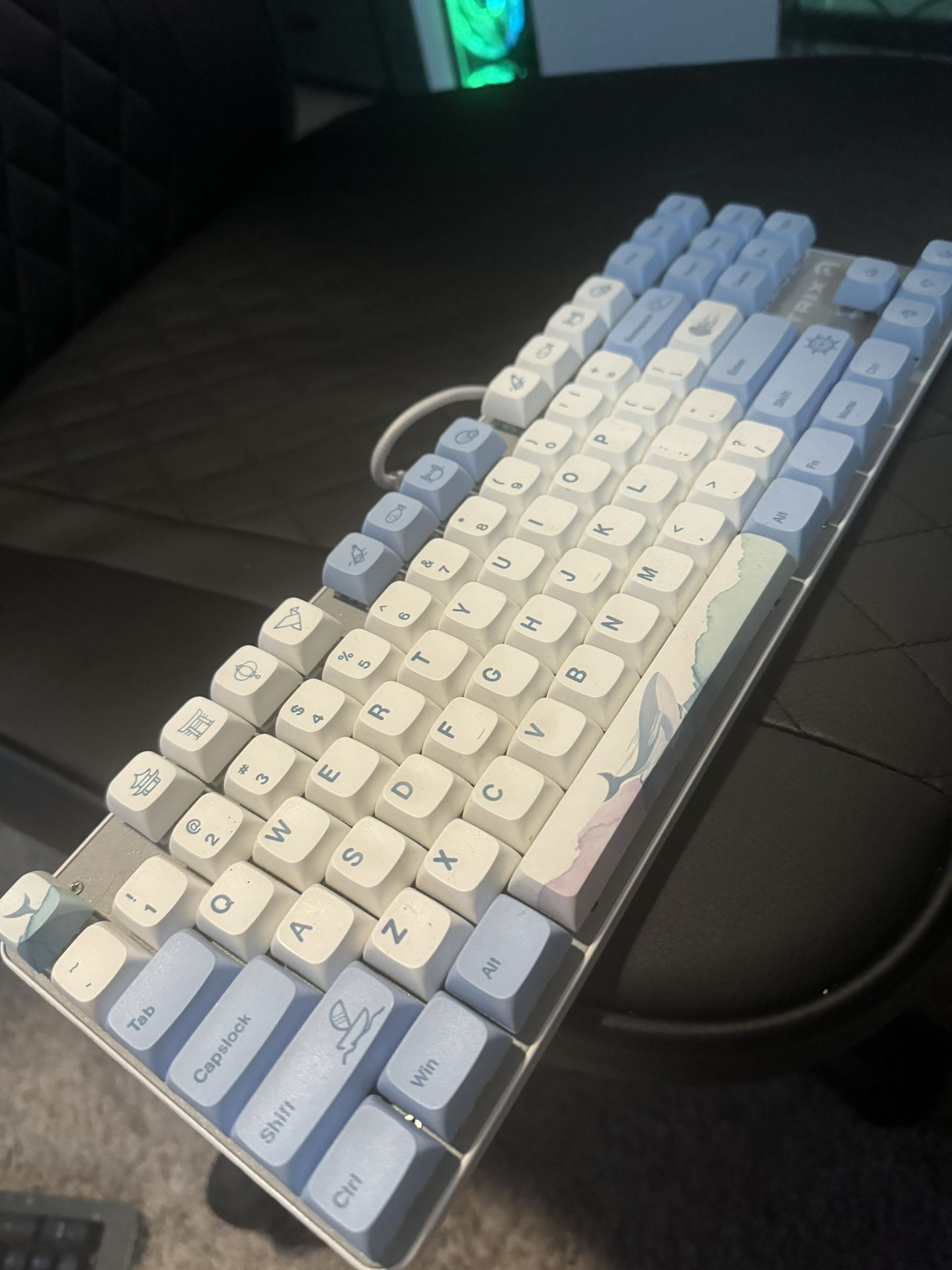 LED Modded Atrix Keyboard