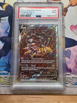 2022 Pokemon SWSH Lost Origin #186 FA/Giratina VSTAR PSA 9 MINT