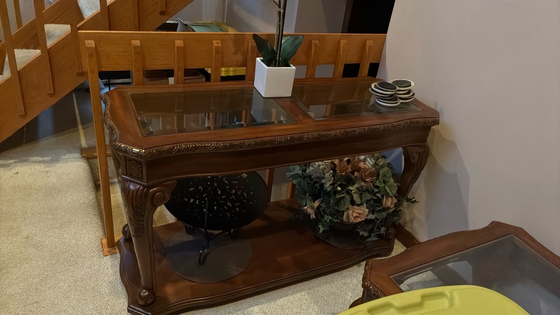 3 Piece Wood Table Set