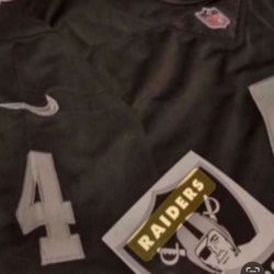 New! Raiders jersey Carr last jerseys! white or black 