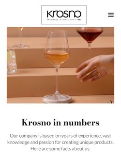 Glassware set (Krosno)