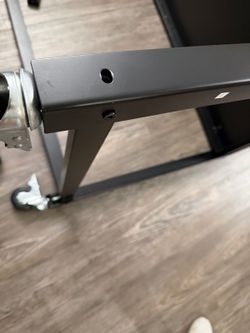 Black Rolling Utility Table