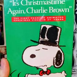 Peanuts It's Christmas Time Again Charlie Brown VHS 
