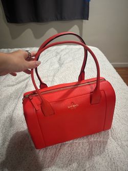2010s Red Kate Spade bag