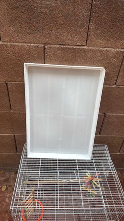 Complete bird cage set up
