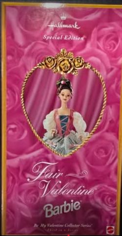 1997 Hallmark Special Edition Fair Valentine BARBIE Doll 3rd in Series NEW