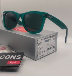 Rayban Sunglasses Model 2140 trasparent gray,red,green 50mm ,lentes ray ban