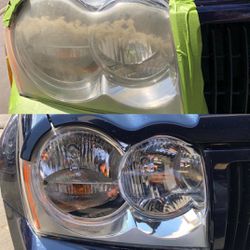 Chrysler Dodge Headlights restoration