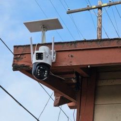 2 Way Solar Powered Security Camera 