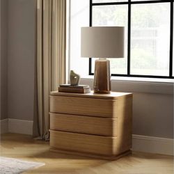 ZOE 3 DRAWER NIGHTSTAND 