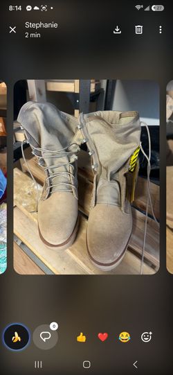 Belleville Desert Tan HW 3 Layer Boots - Size 7R