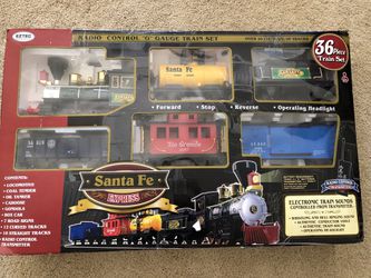 Eztec G Gauge Santa Fe Express 36 piece remote control train set for Sale  in Irvine, CA - OfferUp
