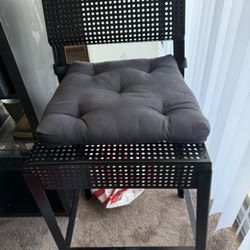 Set Of 2 Black IKEA Bar Chairs 