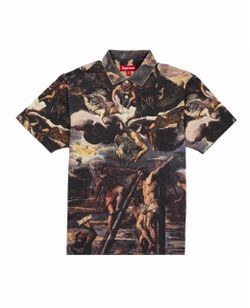 Supreme crucifix polo shirt Large✅