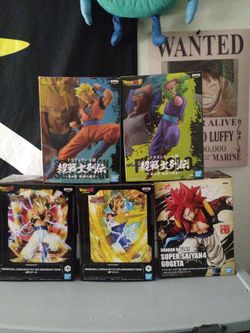Dragon Ball Z Banprize Figure Lot of 5