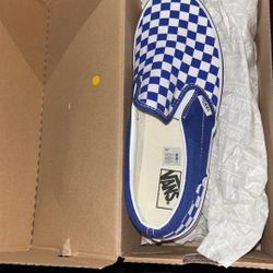 Vans Blue Checkered