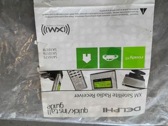 Delphi XM satélite radio double