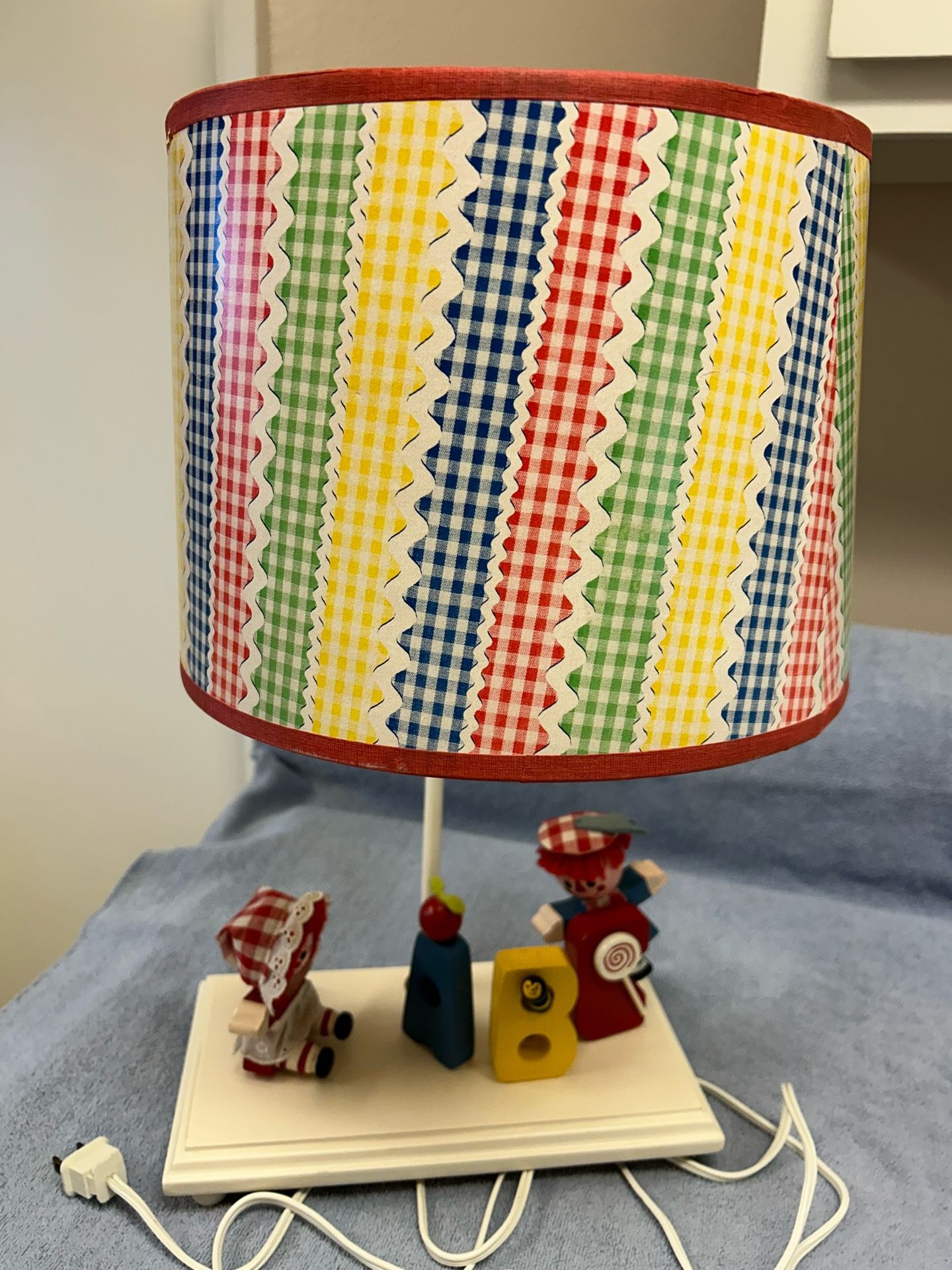 Raggedy Ann/Andy 1980 Lamp