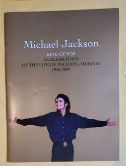Michael Jackson Authentic Memorial Program