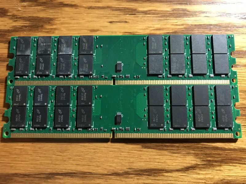 2x2 GB Ram