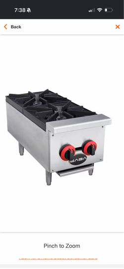 Saba 12 in gas grill
