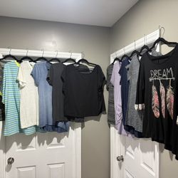 Women’s Short Sleeve Tops - Sizes Medium & Large