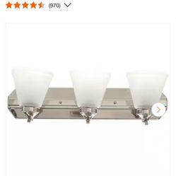 (2) Tavish 24 Inch 3 Light Brushed Nickel