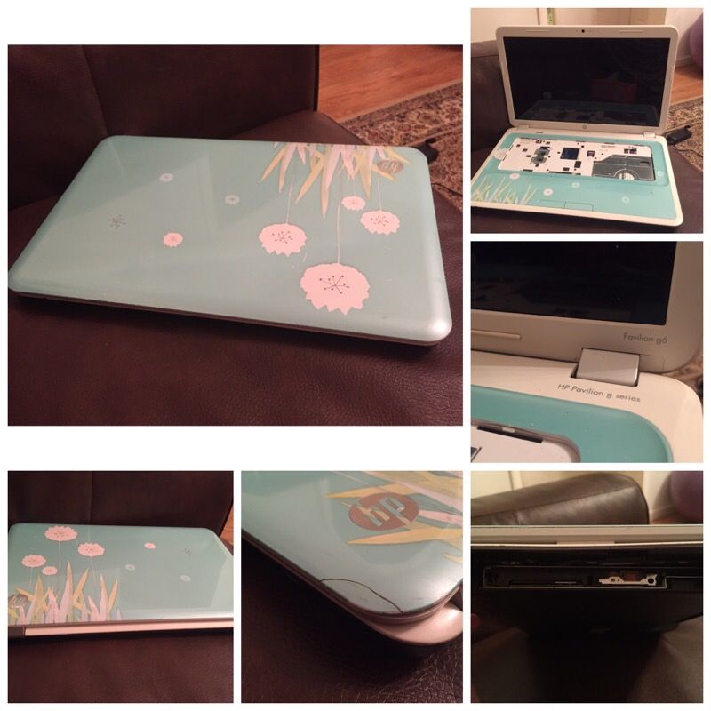 HP Dandelion Breeze 15.6" Pavilion G6 Laptop Parts or repair make offer