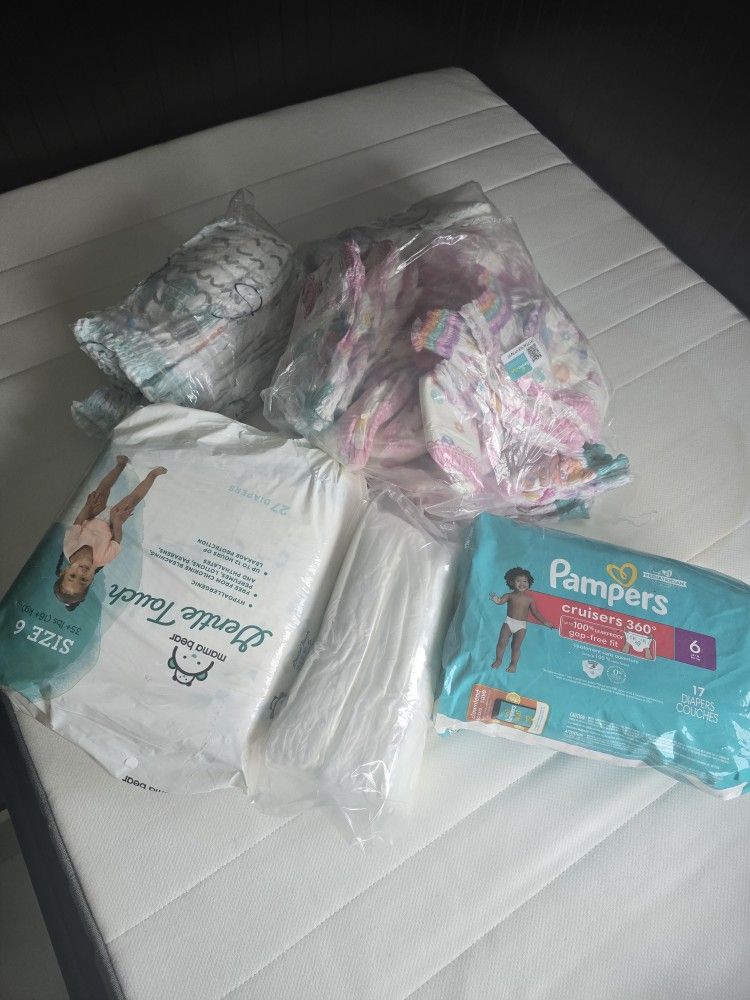 Diapers Size 6