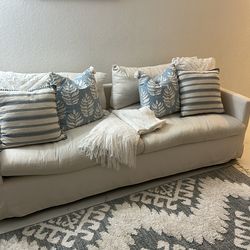 Couch and swivel chair
