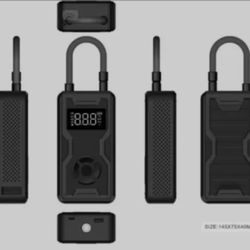 Portable Electric Digital 150PSI Bicycle Tire Inflator Air Car Pump For Bikes