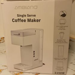 Ambiano single serve coffee maker hot sale