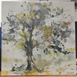 Abstract Tree Painting by Ella Jarek