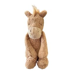 Jellycat London Bashful Pony 12" Beige/Tan Pony Horse Silky Soft Plush Retired