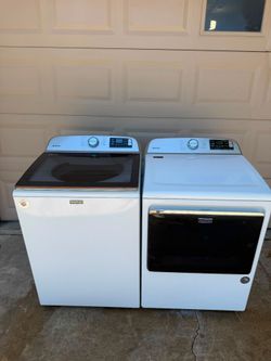 Maytag Washer And Dryer in good condition. Free delivery and installation