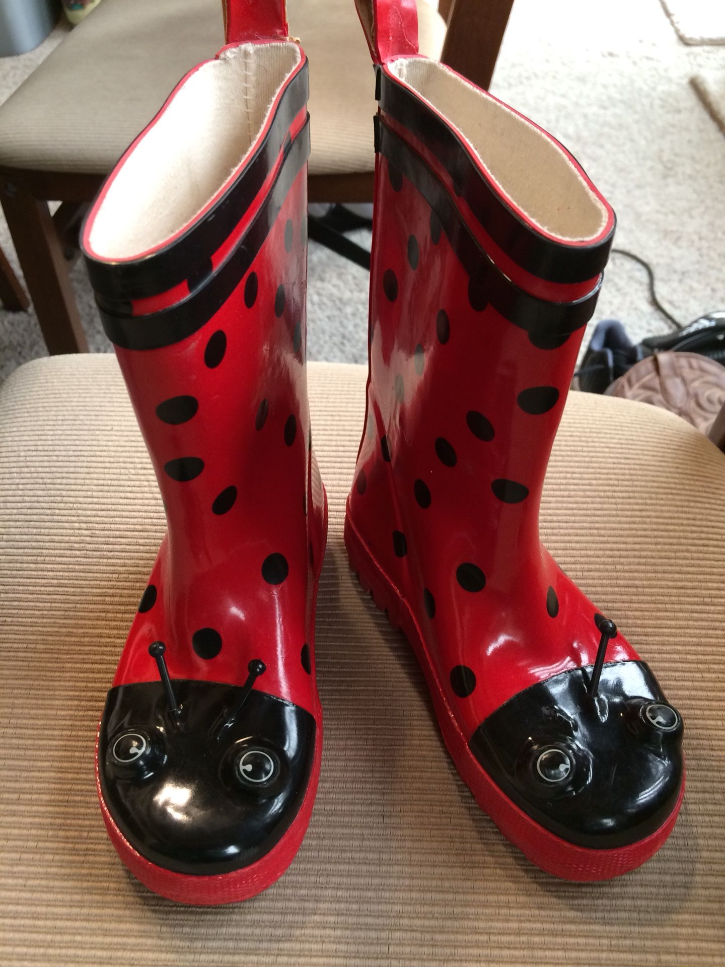 Ladybug Rain Boots