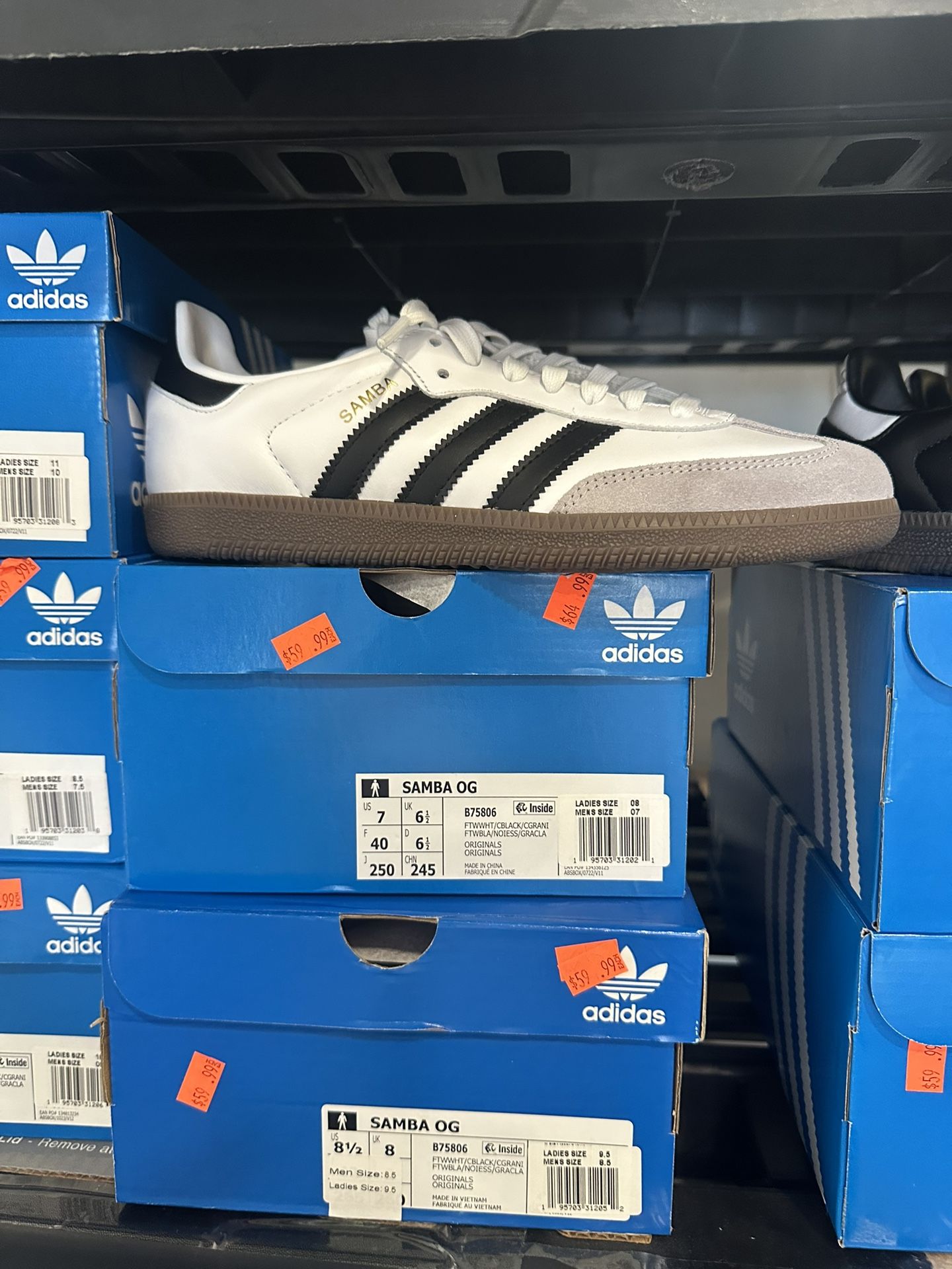 Adidas SAMBA OG In White Or Black Only $59.99 Most Sizes Available