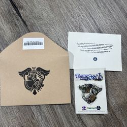 Trails In The Sky 1st Chapter Senior Bracer Pin Guild Letter Envelope Game Rpg X